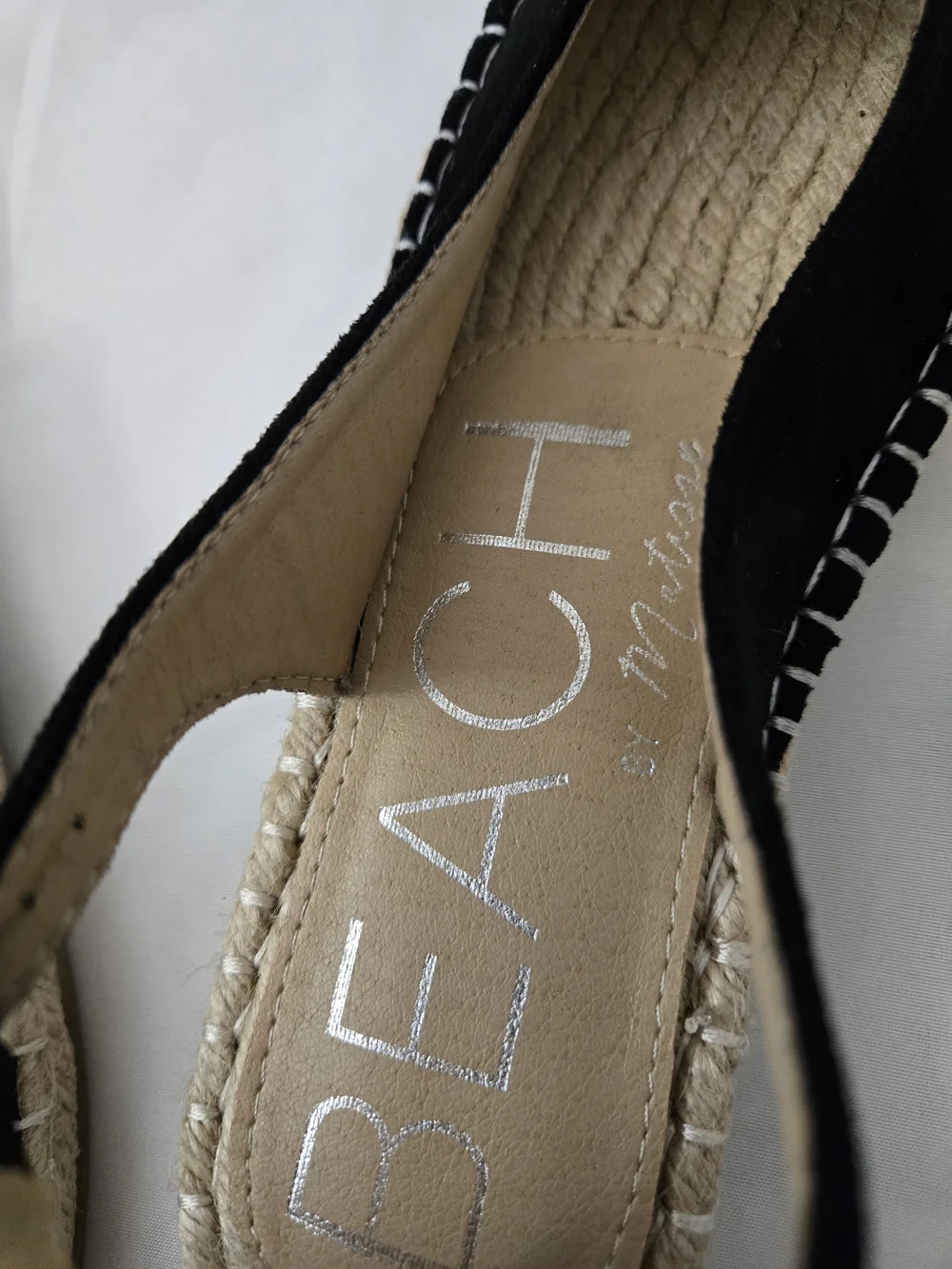 Beach By Matisse black slingback